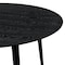 Armen Living Arcadia and Azalea 48" Round Gray and Black Wood 5 Piece Dining Set SETARDI5AZBLGR48 - alternate 6